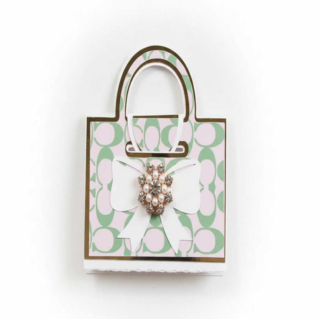 Embossed Purse Party Favors (Vanilla Lip Balm Included!)