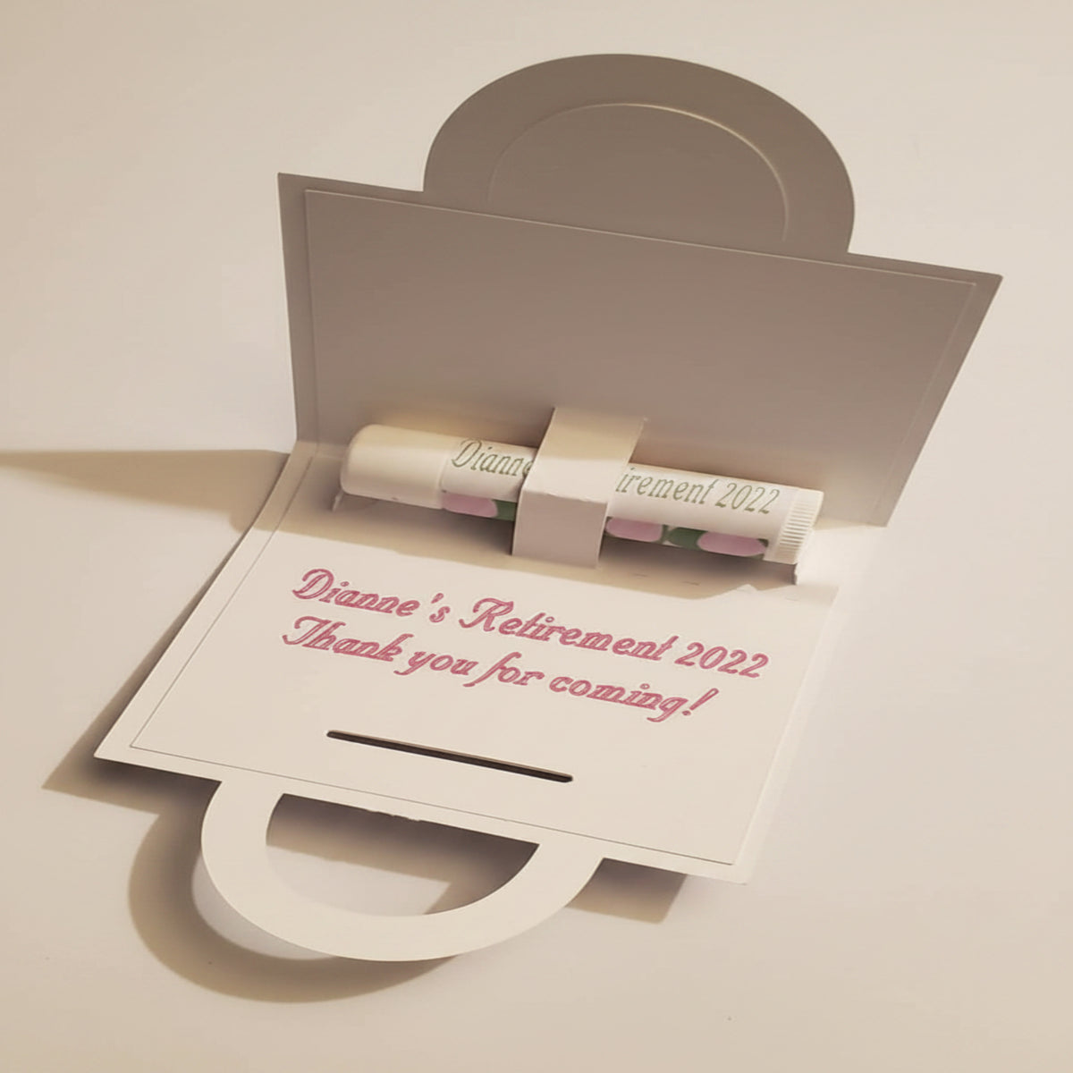Embossed Purse Party Favors (Vanilla Lip Balm Included!)