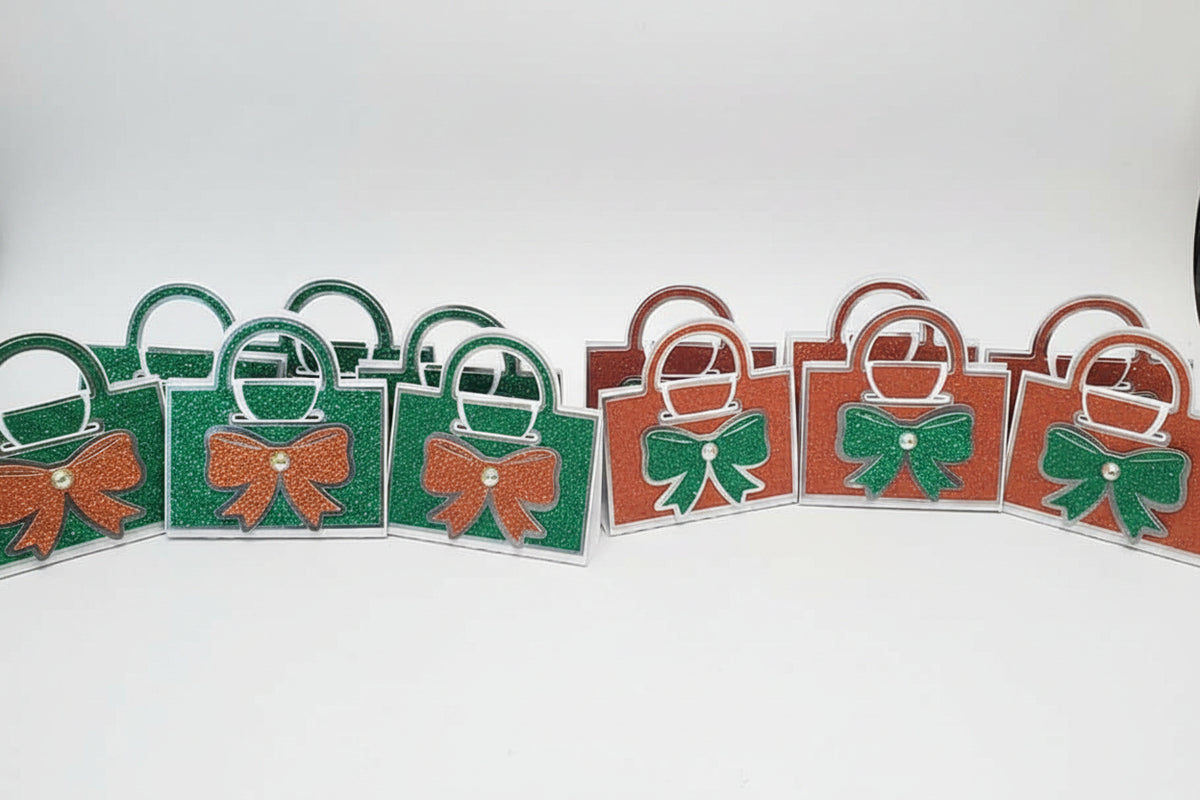 Embossed Purse Party Favors (Vanilla Lip Balm Included!)