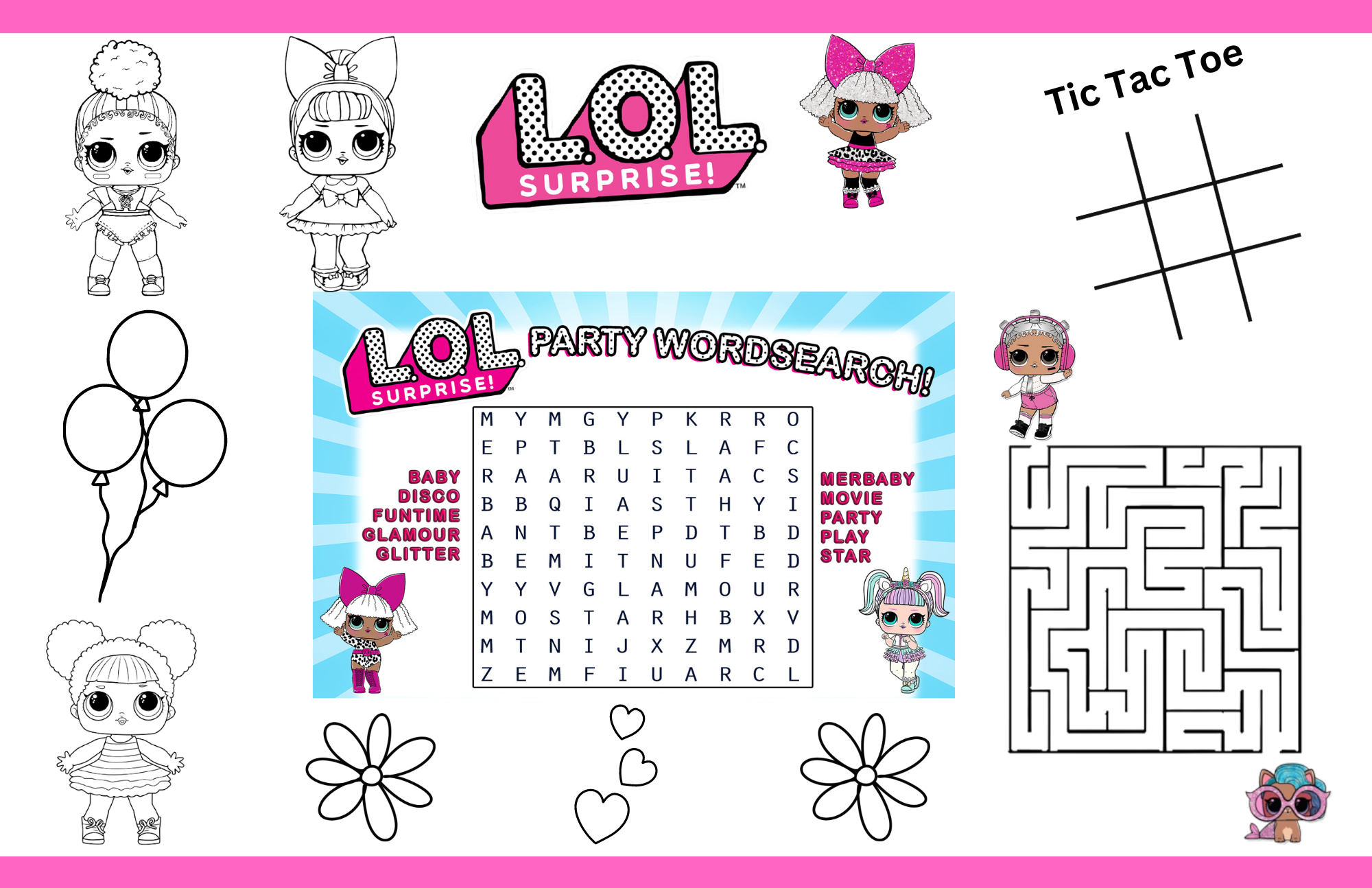 Activity Placemat