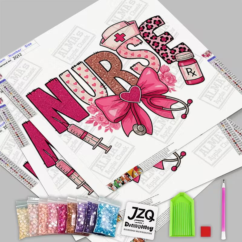 5D Diamond Painting Set (Nurse-themed)