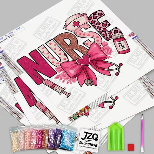 5D Diamond Painting Set (Nurse-themed)