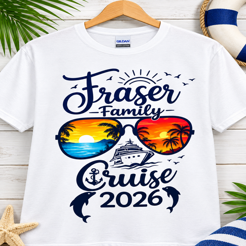 Custom Personalized T-Shirt/Design Your Own Graphic or Text (Front Only)